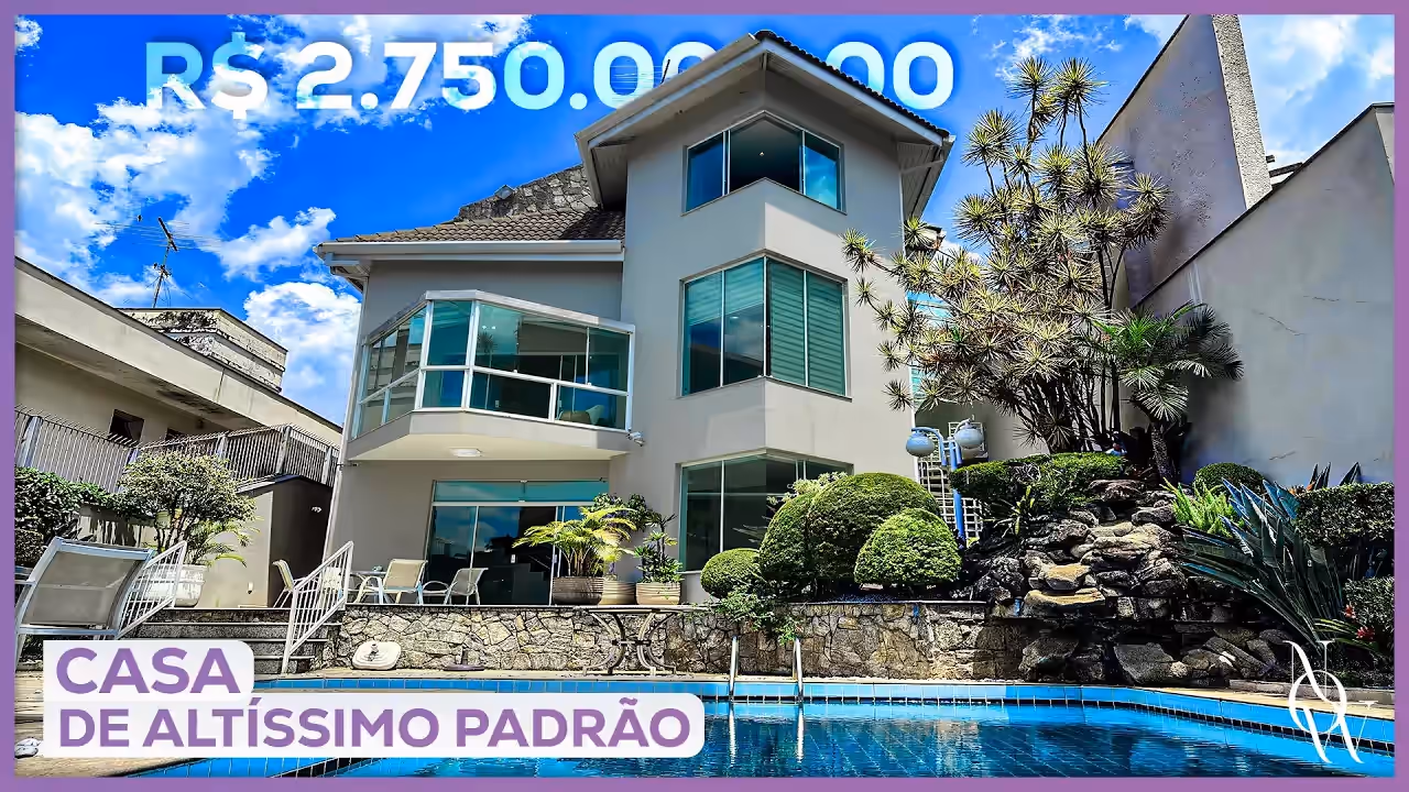 Capa do tour: Casa de altíssimo padrão no pé da Serra da Cantareira