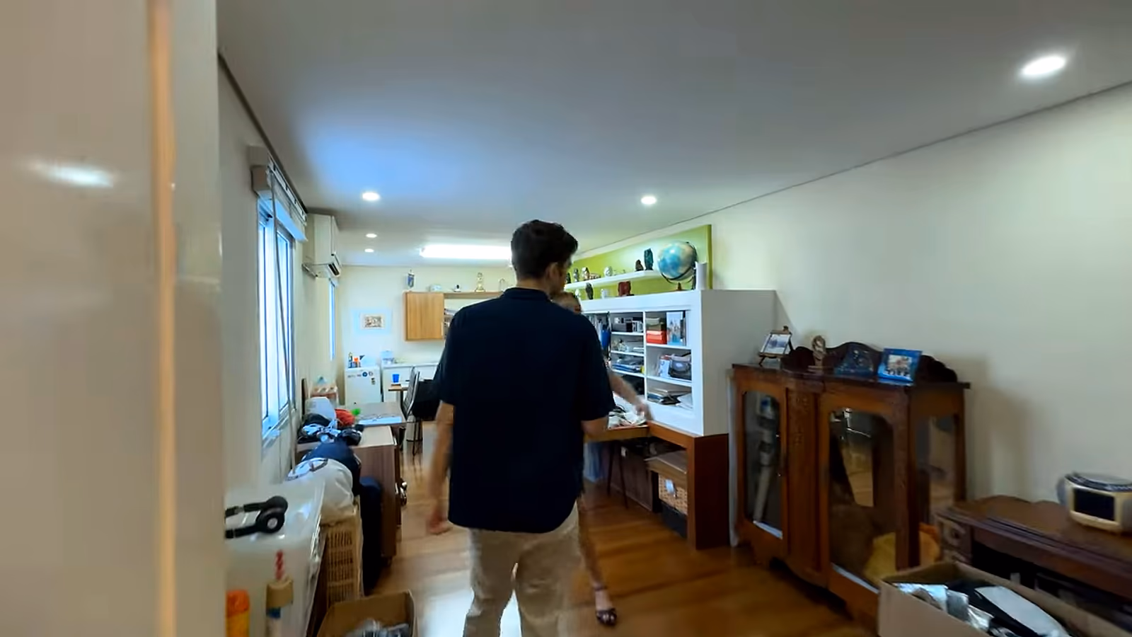 Garagem e escritório · 21:05