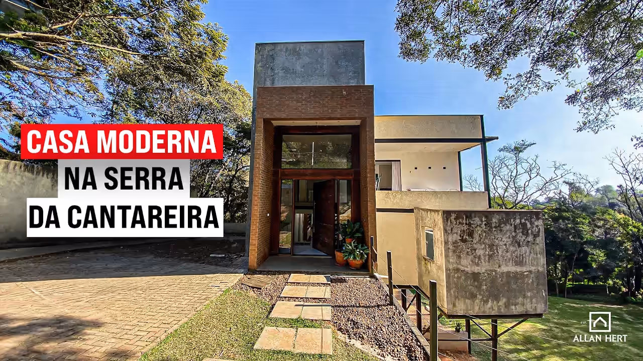 Capa do tour: Casa moderna na Serra da Cantareira